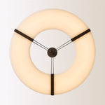 Alabaster Halo Pendant Light
