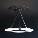 Alabaster Halo Pendant Light