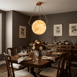 Alabaster Sphere Pendant Lamp