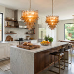 Amber Petalo Chandelier