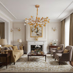 Aosta Brass Branch Chandelier