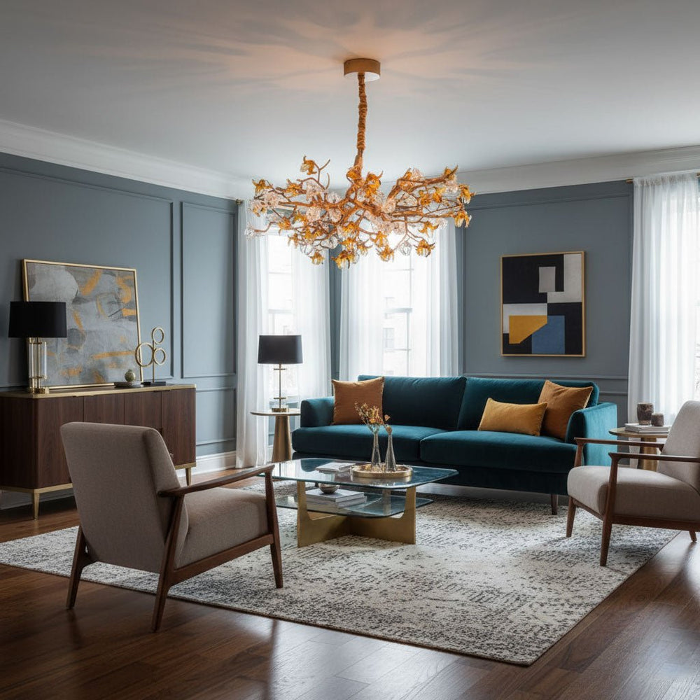 Aosta Brass Branch Chandelier