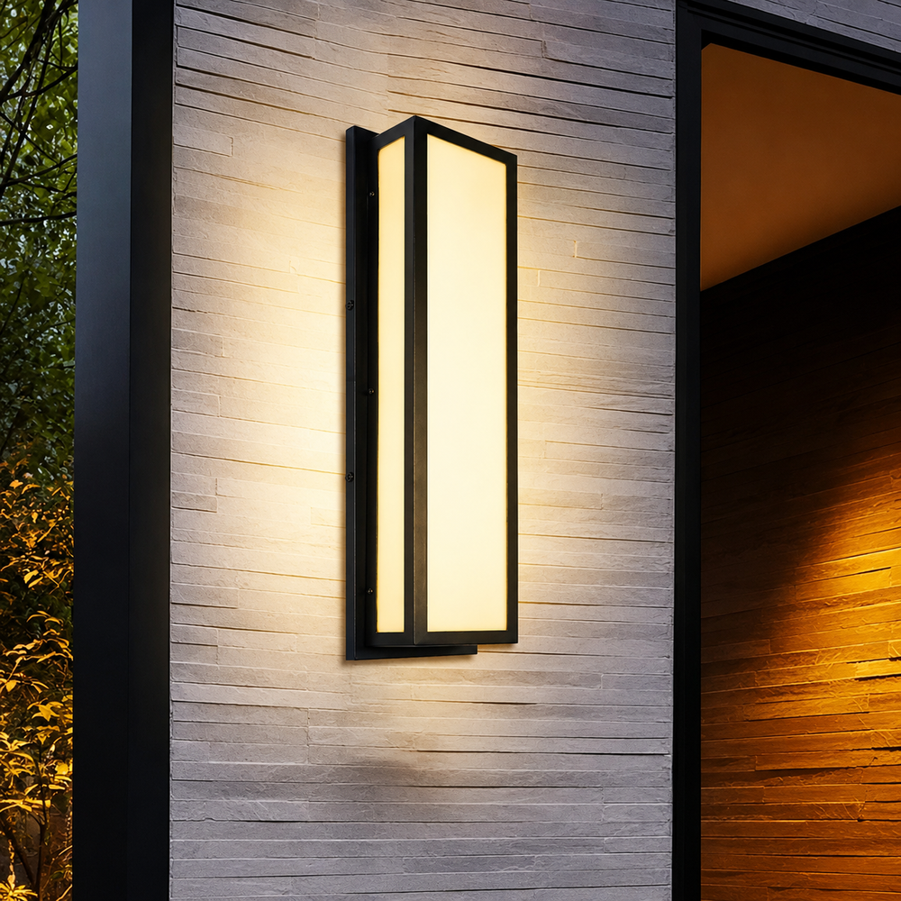ApexLine Architectural Outdoor Wall Light – Modern Waterproof LED Sconce