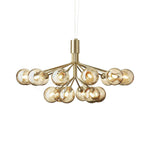 Glass Sphere Cluster Chandelier