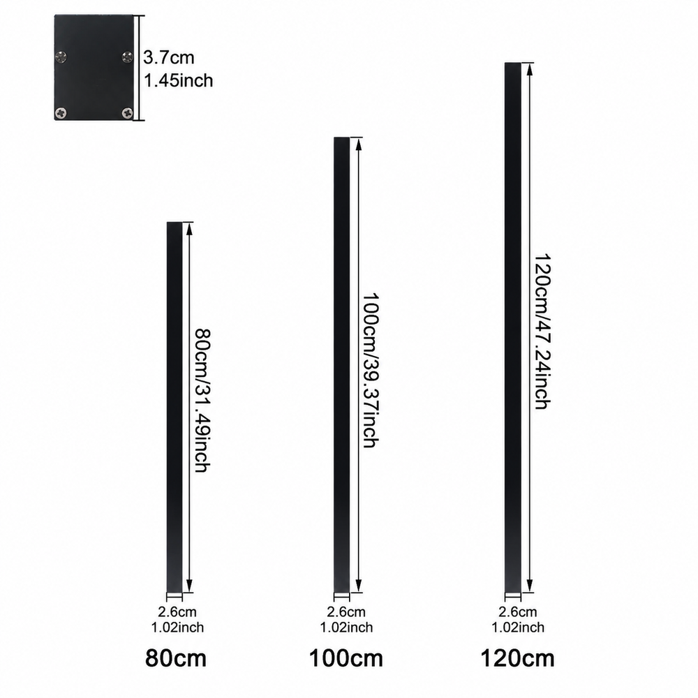 Arcle Linear Outdoor Wall Light – Modern Architectural LED Sconce