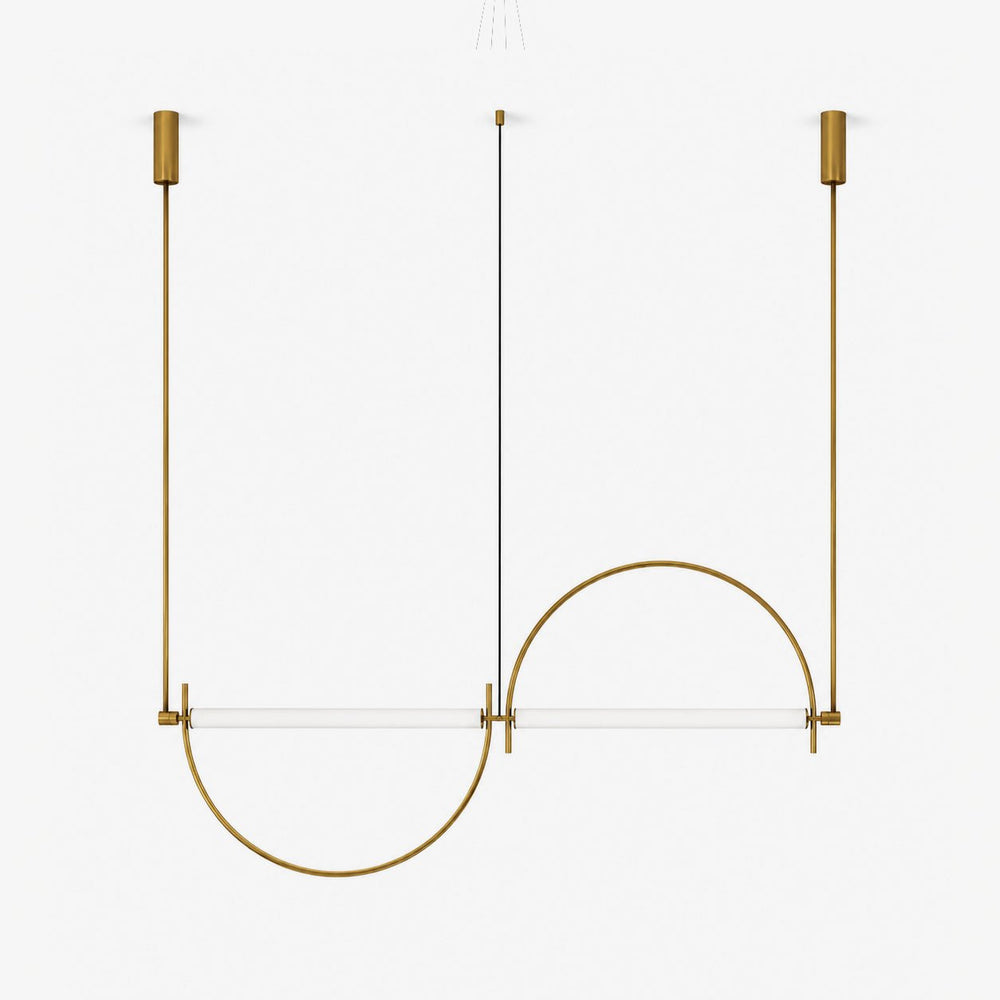 Arched Linear Led Chandelier