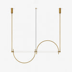 Arched Linear Led Chandelier