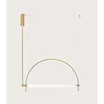 Arched Linear Led Chandelier