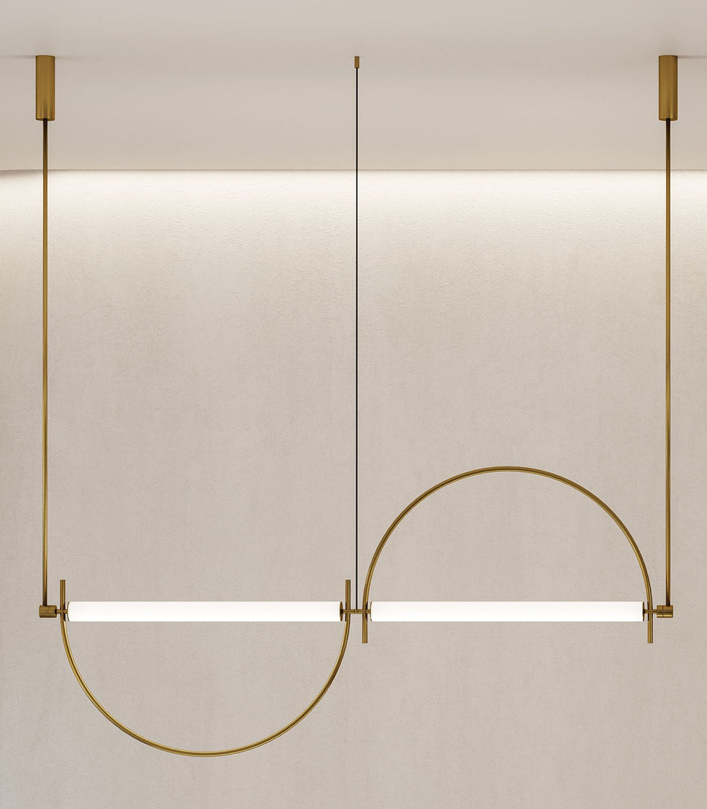 Arched Linear Led Chandelier
