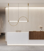 Arched Linear Led Chandelier
