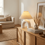 Arched Pleated Table Lamp