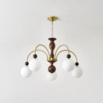 Archway Walnut Color Chandelier