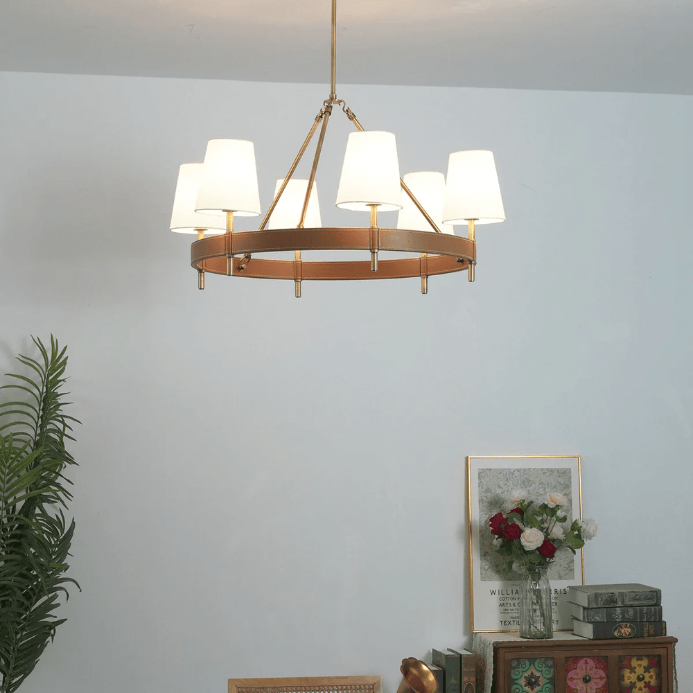 Arianna Leather Chandelier