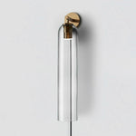 Art Glass Tube Plug-In Sconce
