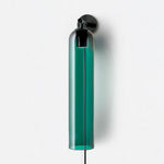 Art Glass Tube Plug-In Sconce