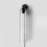 Art Glass Tube Plug-In Sconce