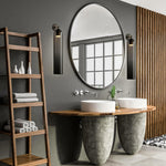 Art Glass Tube Plug-In Sconce