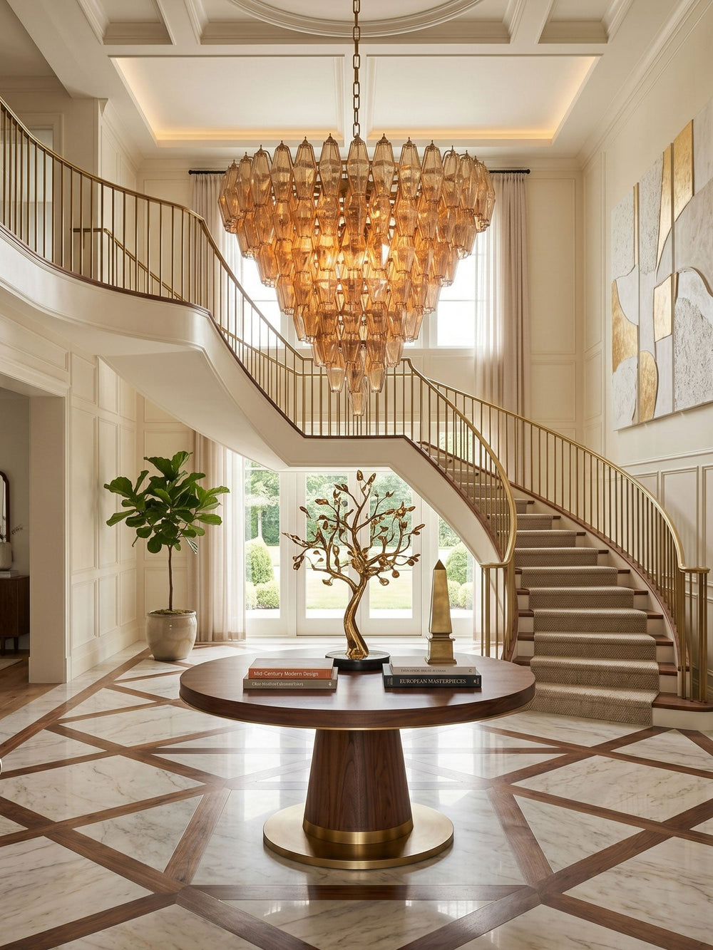 Asti Glass Chandelier