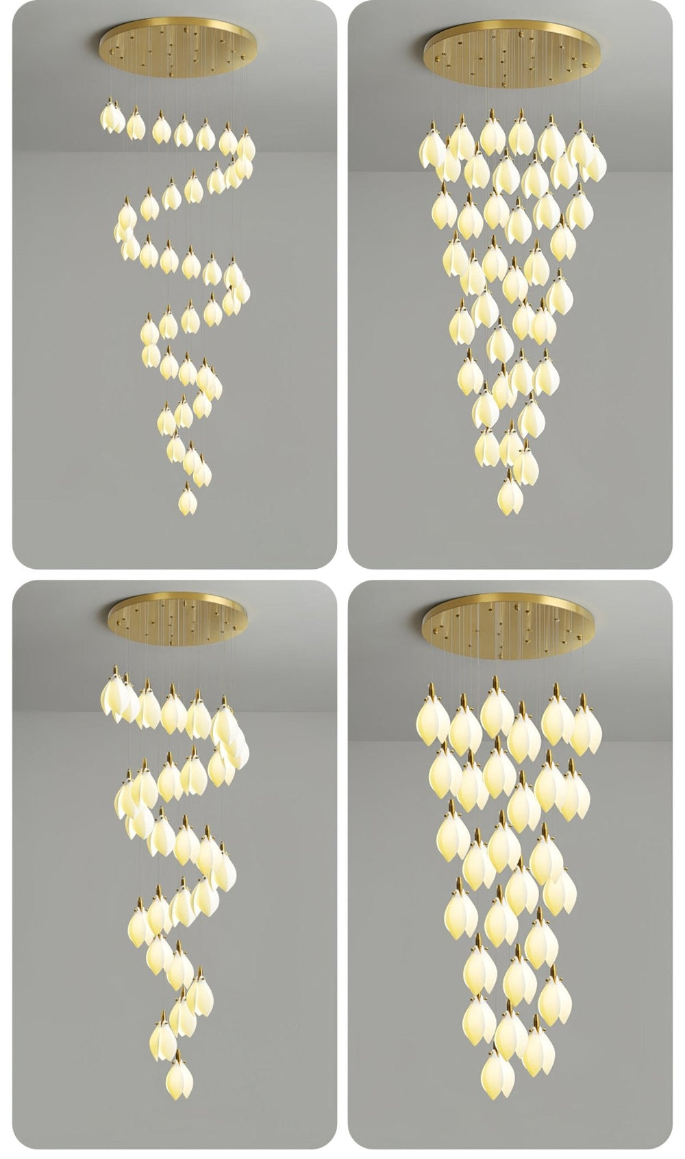 Astralis Bloom Stairs Chandelier