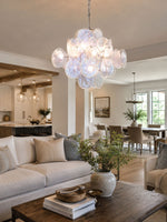 Aurelia Iridescent Glass Chandelier