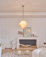 Aurelia Apricot Glass Chandelier
