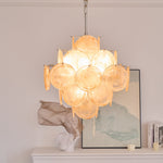Aurelia Apricot Glass Chandelier