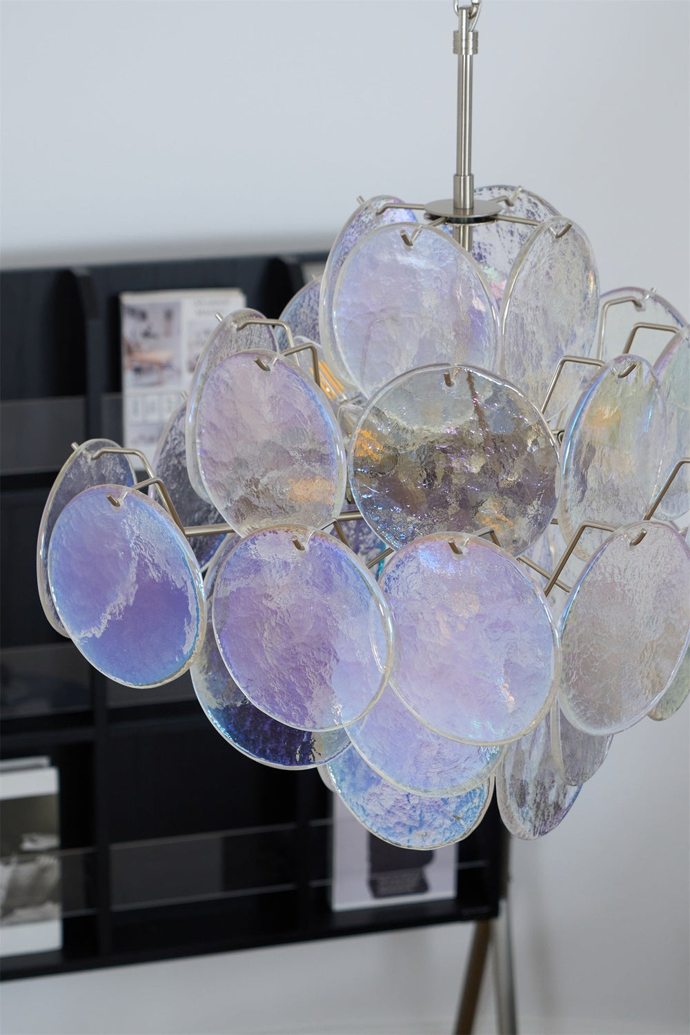 Aurelia Iridescent Glass Chandelier
