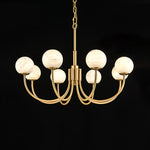 Aurelian Alabaster Globe Chandelier