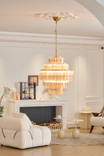 Aurum Cascade Glass Chandelier