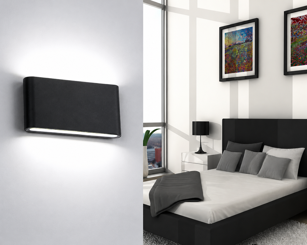 AxisBeam Up & Down Outdoor Wall Light – Waterproof LED Architectural Wall Sconce