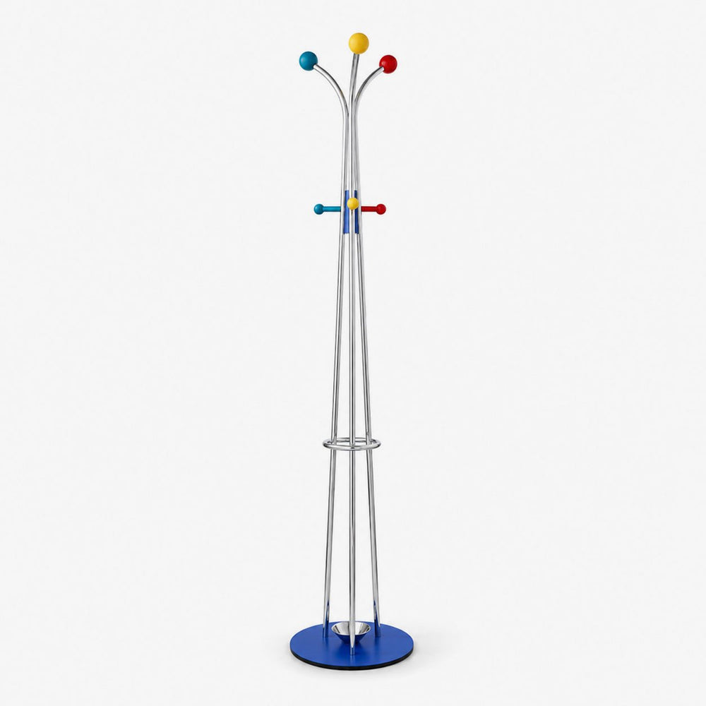 Ball Top Standing Coat Rack