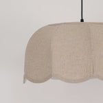 Banana Leaf Woven Fabric Pendant – Coastal Linen Shade