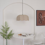 Banana Leaf Woven Fabric Pendant – Coastal Linen Shade