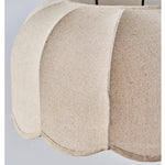 Banana Leaf Woven Fabric Pendant – Coastal Linen Shade
