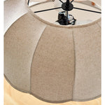 Banana Leaf Woven Fabric Pendant – Coastal Linen Shade