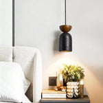 Basalt Walnut Drop Pendant Light