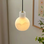 Bell Jar Alabaster Cluster Chandelier