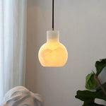 Bell Jar Alabaster Cluster Chandelier