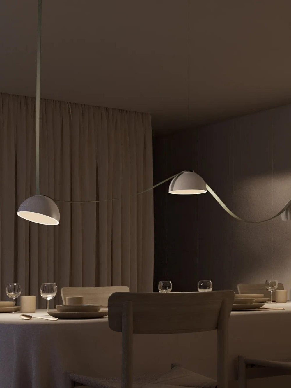 Belts Combination Leather Pendant Light