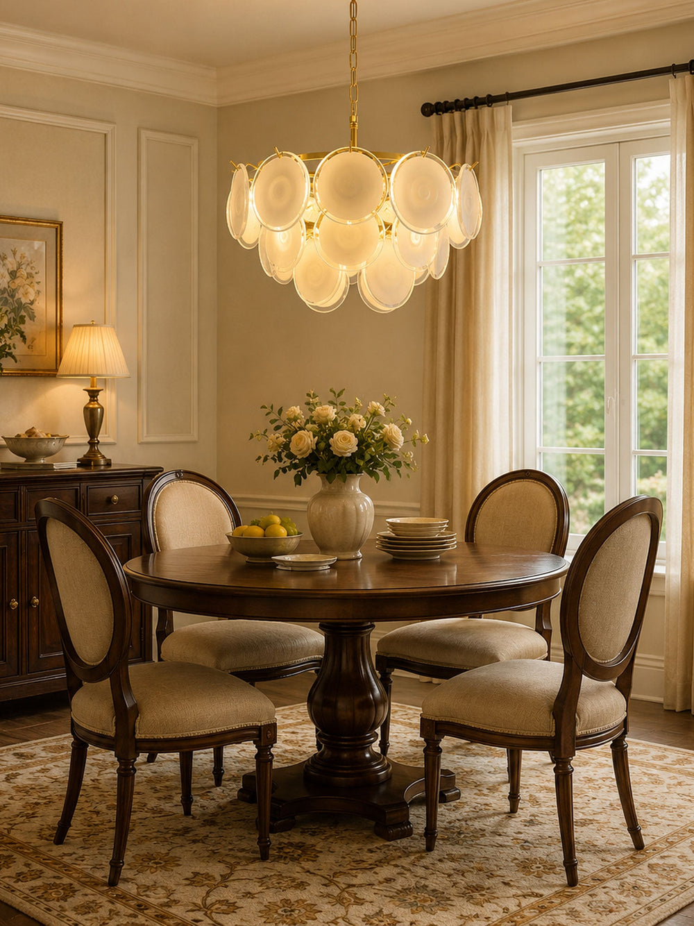 Bettina Glass Chandelier