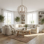 Bianca Floral Orb Chandelier