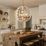 Bianca Floral Orb Chandelier