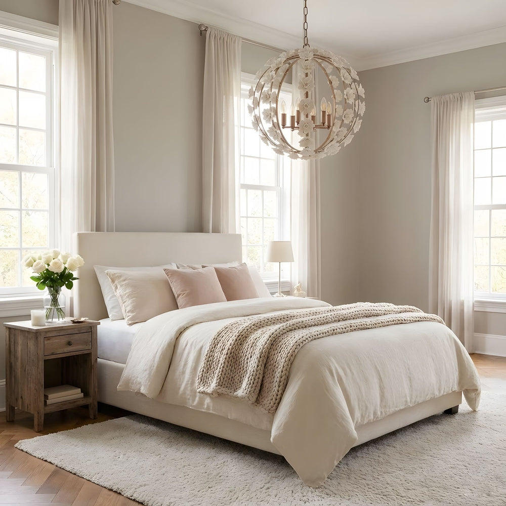 Bianca Floral Orb Chandelier