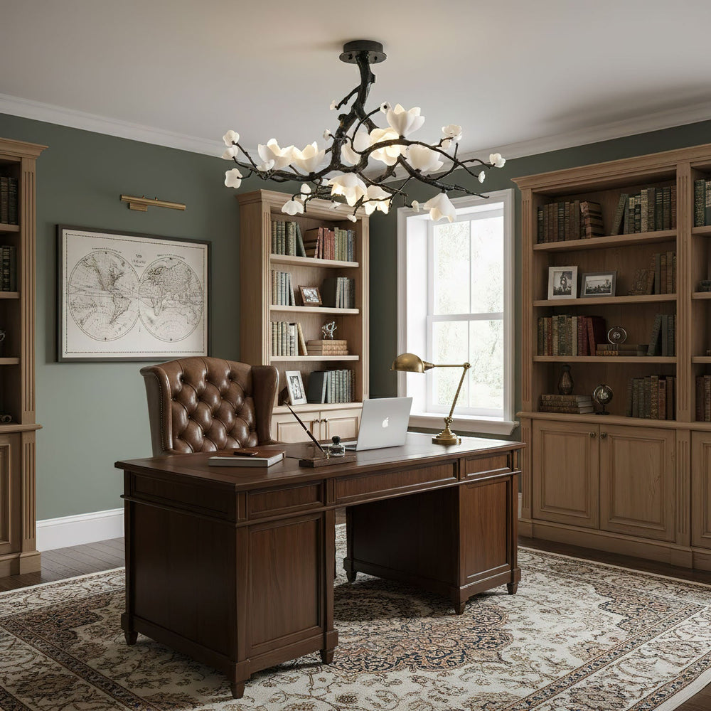 Black Copper Tree Chandelier