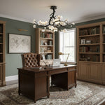 Black Copper Tree Chandelier