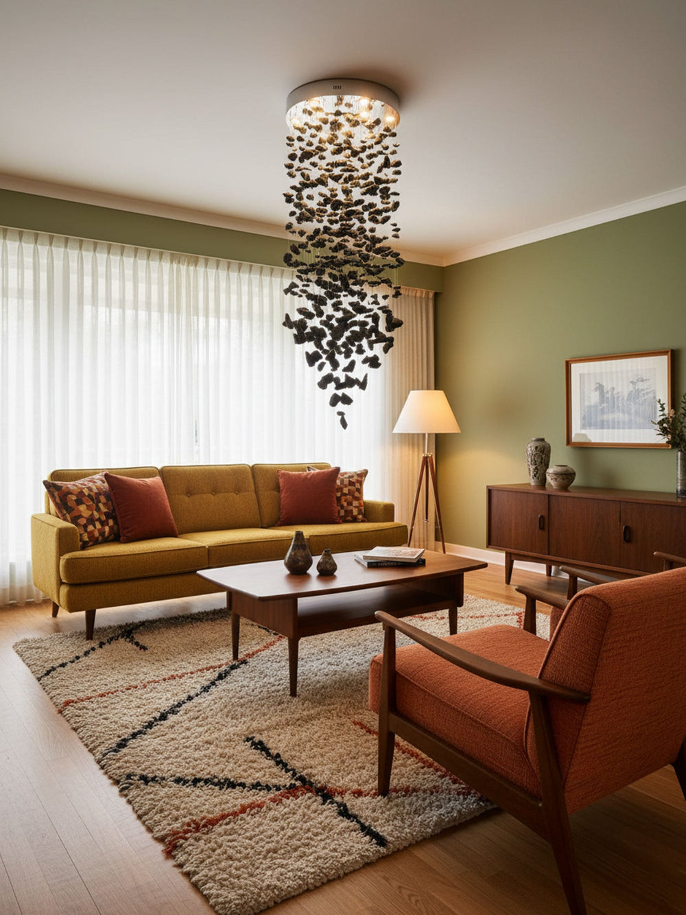 Black Stones Chandeliers