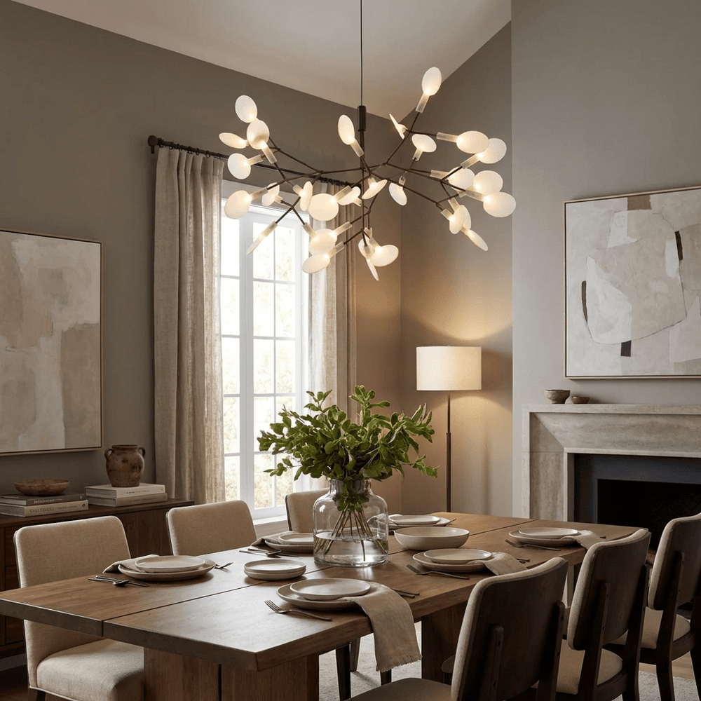Black Firefly LED Chandelier