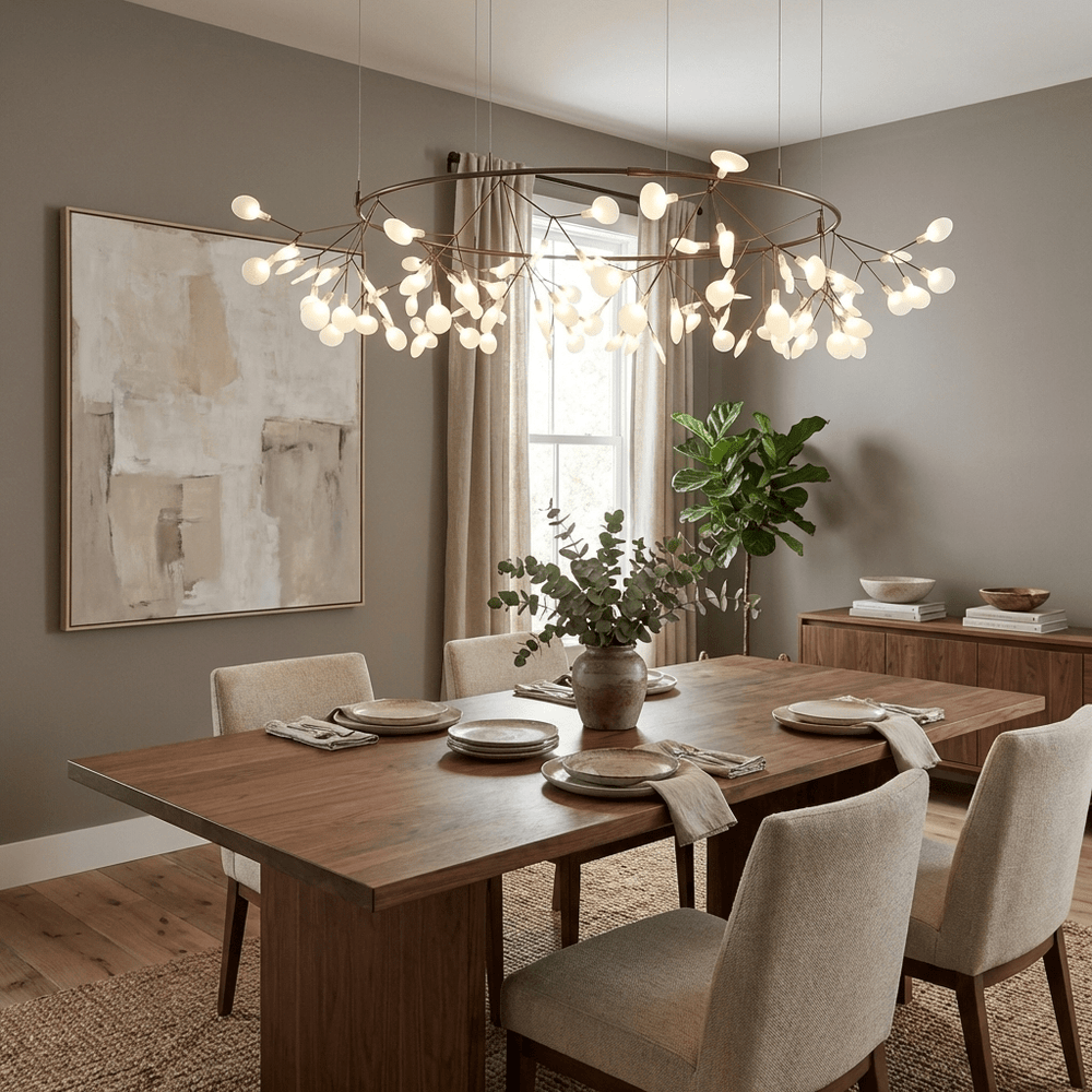Black Firefly LED Chandelier