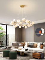 Porcelain Magnolia Chandelier