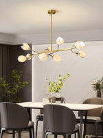 Porcelain Magnolia Chandelier